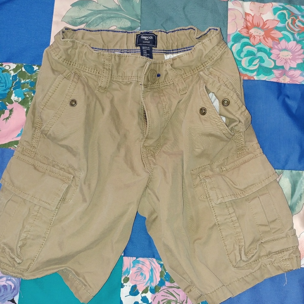Gap Kids khaki cargo shorts